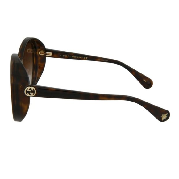 Gucci Round Frame Havana Sunglasses main image 2